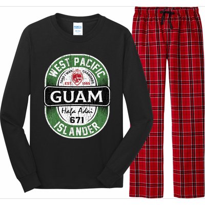 Hafa Adai Vintage Guam Long Sleeve Pajama Set