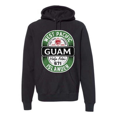 Hafa Adai Vintage Guam Premium Hoodie