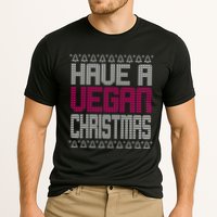 Have A Vegan Christmas Ugly Sweater Cooling Performance Crew T-Shirt