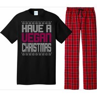 Have A Vegan Christmas Ugly Sweater Pajama Set