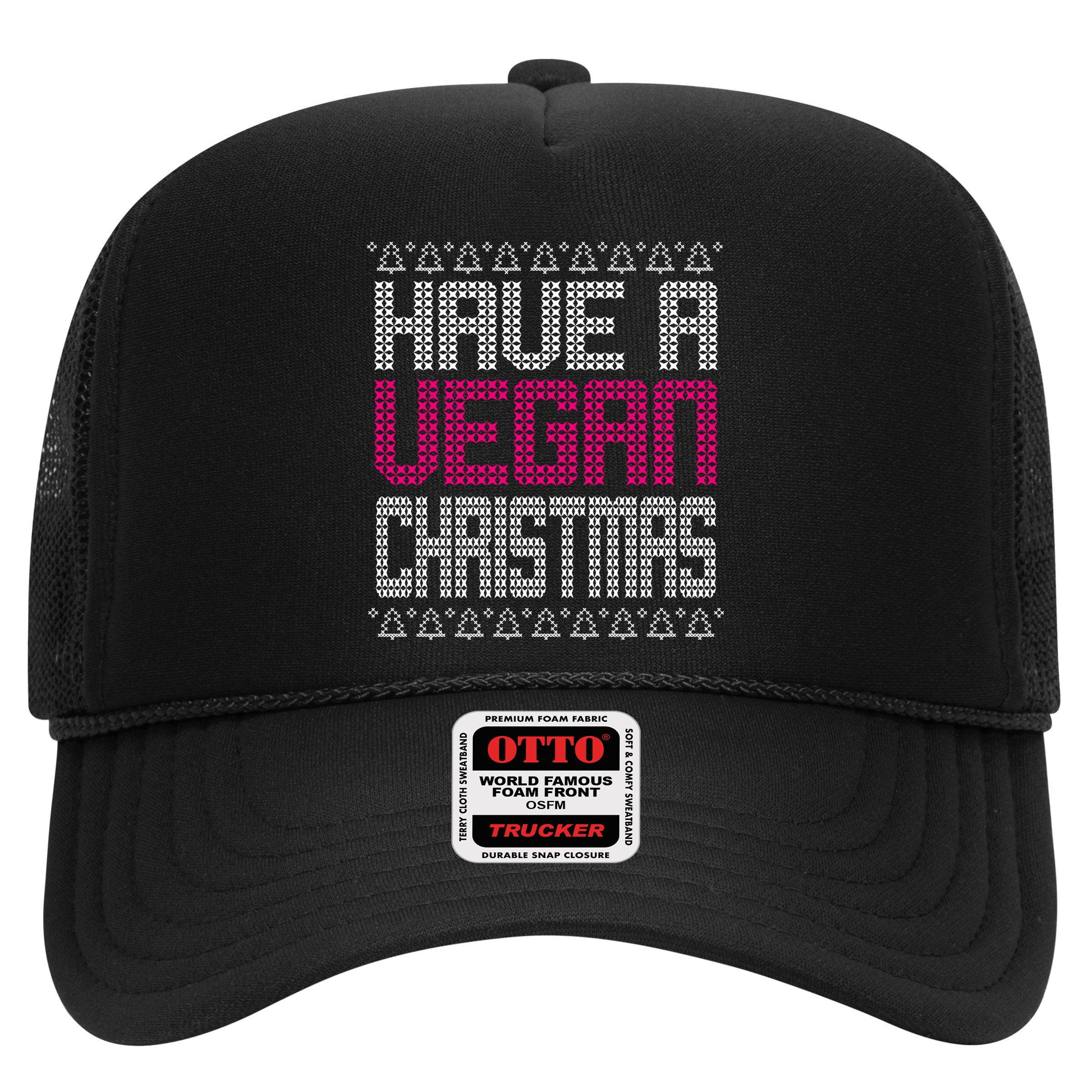 Have A Vegan Christmas Ugly Sweater Hat