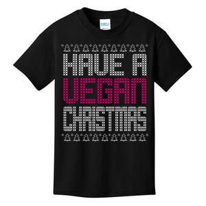 Have A Vegan Christmas Ugly Sweater Kids T-Shirt