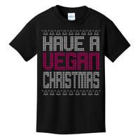 Have A Vegan Christmas Ugly Sweater Kids T-Shirt