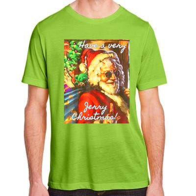 Have A Very Jerry Christmas Garcia Santa Holiday Adult ChromaSoft Performance T-Shirt