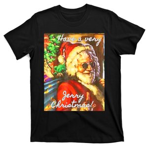 Have A Very Jerry Christmas Garcia Santa Holiday T-Shirt