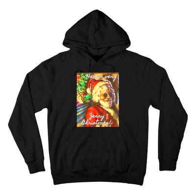 Have A Very Jerry Christmas Garcia Santa Holiday Tall Hoodie