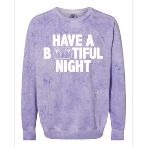 Have A Bootiful Night Colorblast Crewneck Sweatshirt