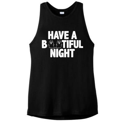 Have A Bootiful Night Ladies PosiCharge Tri-Blend Wicking Tank