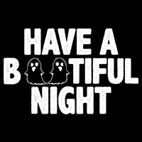 Have A Bootiful Night Flat Bill Trucker Hat