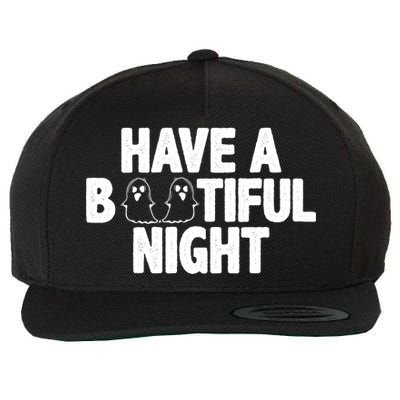 Have A Bootiful Night Wool Snapback Cap