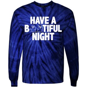 Have A Bootiful Night Tie-Dye Long Sleeve Shirt