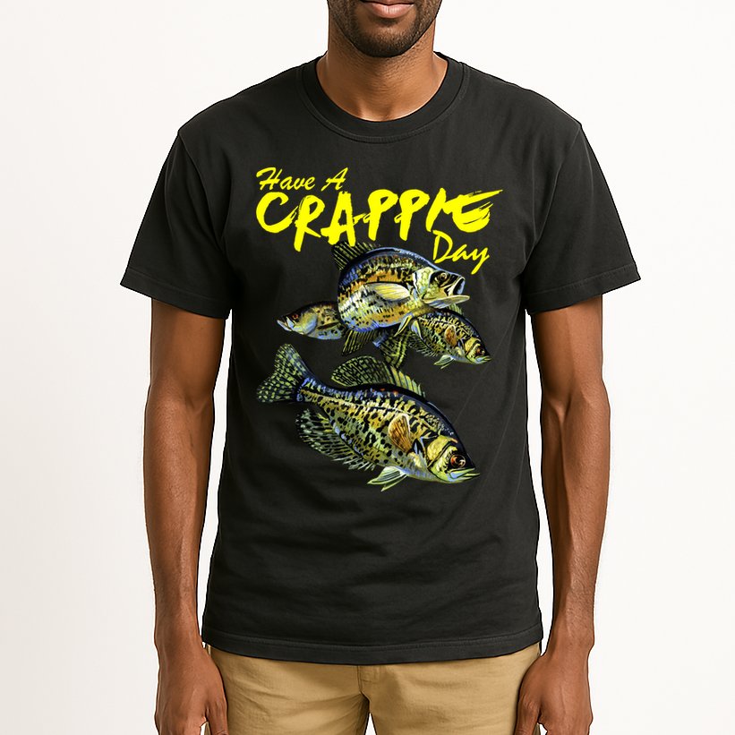 Have A Crappie Day Panfish Funny Fishing  Tall T-Shirt