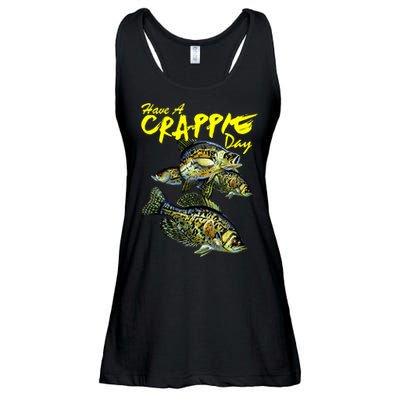 Have A Crappie Day Panfish Funny Fishing  Ladies Essential Flowy Tank