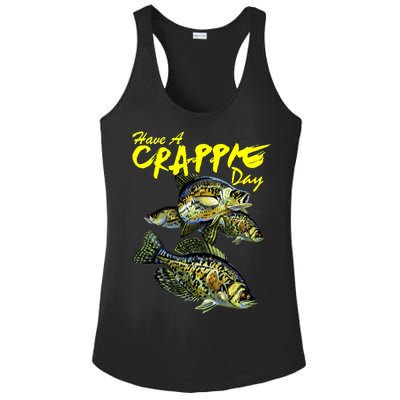 Have A Crappie Day Panfish Funny Fishing  Ladies PosiCharge Competitor Racerback Tank