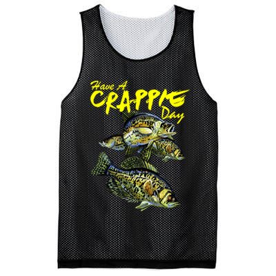 Have A Crappie Day Panfish Funny Fishing  Mesh Reversible Basketball Jersey Tank