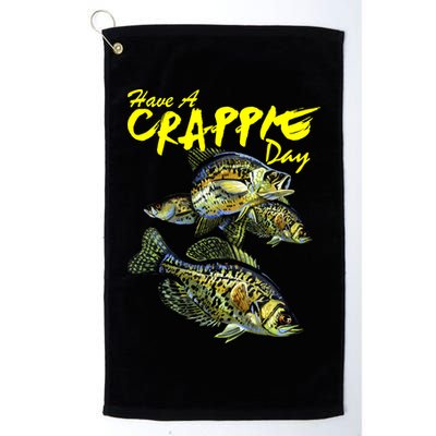 Have A Crappie Day Panfish Funny Fishing  Golf Towel