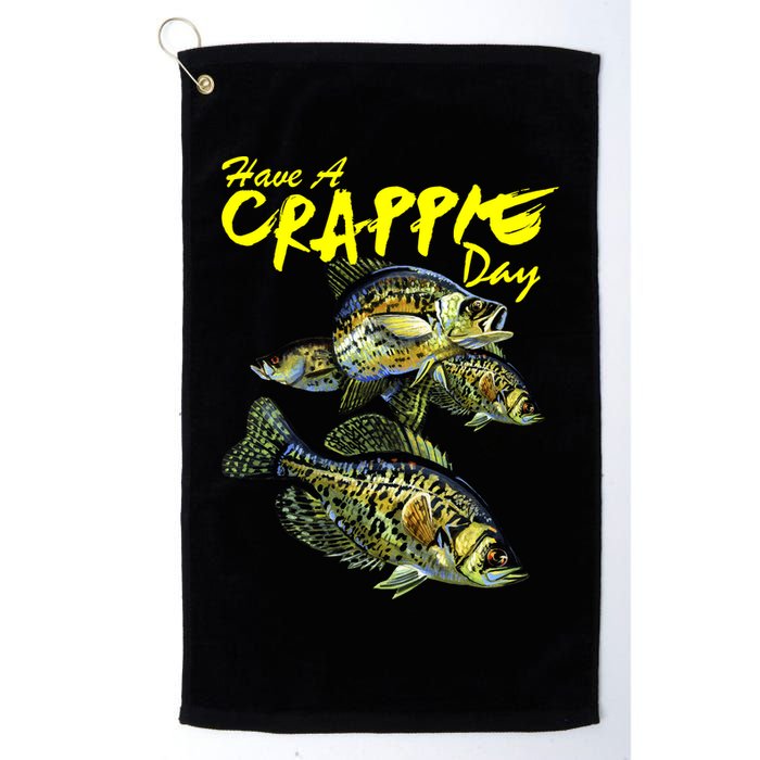 Have A Crappie Day Panfish Funny Fishing  Golf Towel