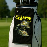 Have A Crappie Day Panfish Funny Fishing  Golf Towel