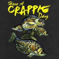 Have A Crappie Day Panfish Funny Fishing  Golf Towel