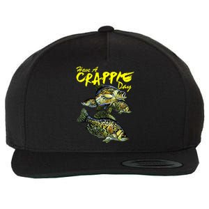 Have A Crappie Day Panfish Funny Fishing  Wool Snapback Cap