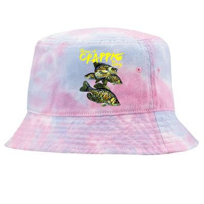 Have A Crappie Day Panfish Funny Fishing  Tie-Dyed Bucket Hat