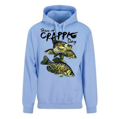 Have A Crappie Day Panfish Funny Fishing  Unisex Surf Hoodie