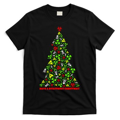 Have a Disastrous Christmas Bio Hazard Skull T-Shirt