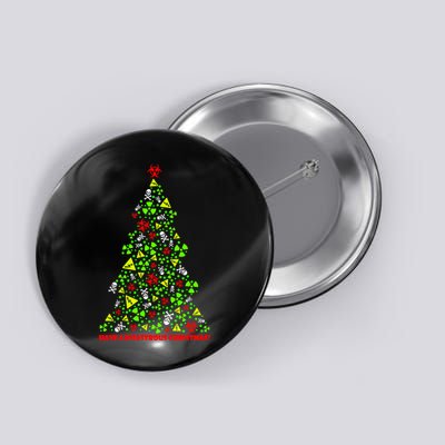 Have a Disastrous Christmas Bio Hazard Skull Button