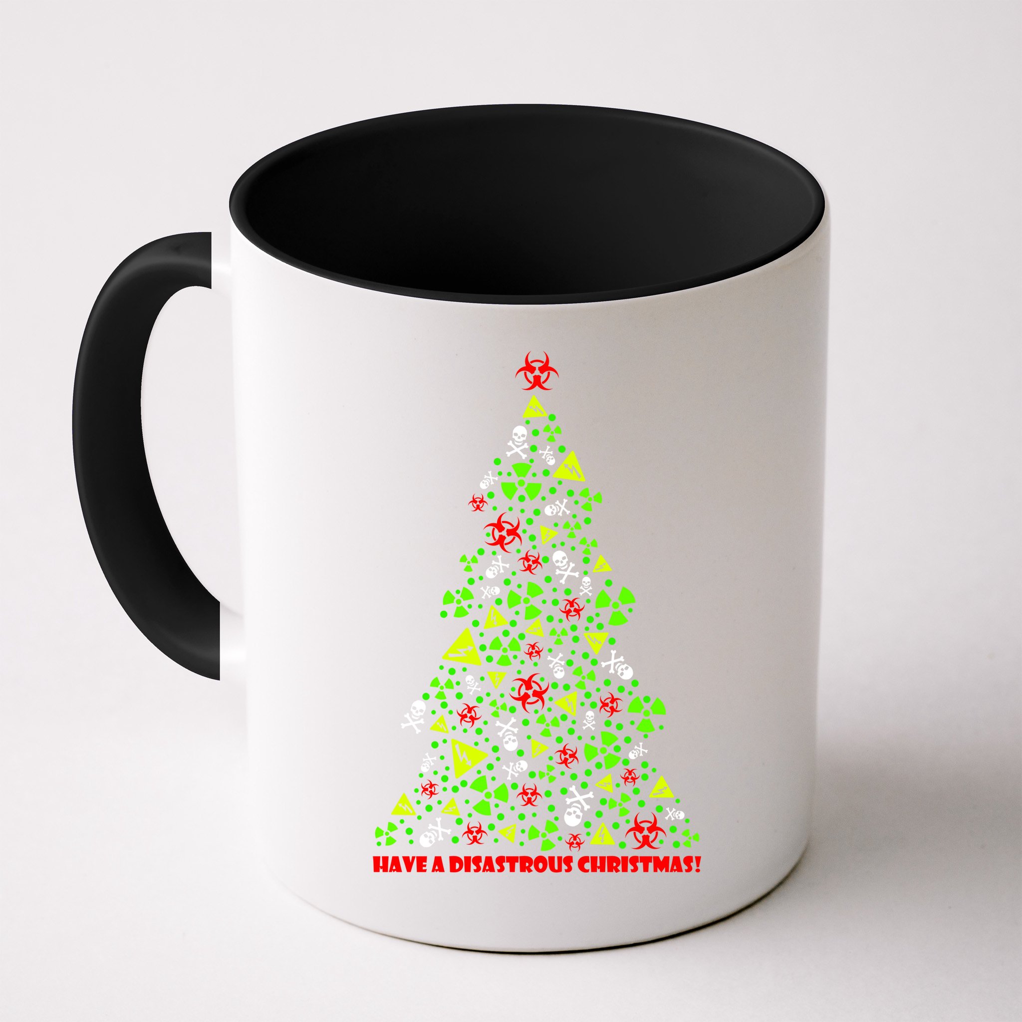 Have a Disastrous Christmas Bio Hazard Skull Mug