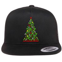 Have a Disastrous Christmas Bio Hazard Skull Flat Bill Trucker Hat