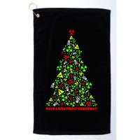 Have a Disastrous Christmas Bio Hazard Skull Golf Towel