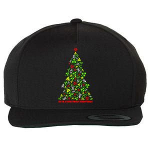 Have a Disastrous Christmas Bio Hazard Skull Wool Snapback Cap