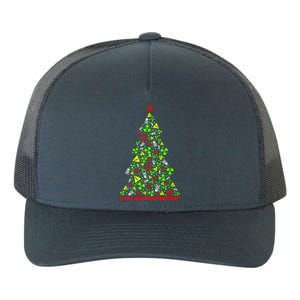 Have a Disastrous Christmas Bio Hazard Skull Yupoong Adult 5-Panel Trucker Hat