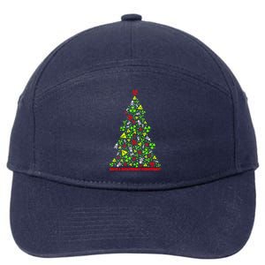 Have a Disastrous Christmas Bio Hazard Skull 7-Panel Snapback Hat