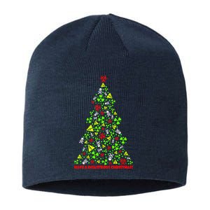 Have a Disastrous Christmas Bio Hazard Skull Sustainable Beanie