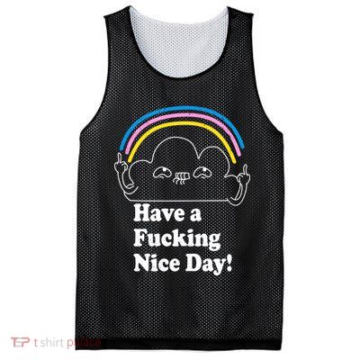 Have A F*cking Nice Day Mesh Reversible Basketball Jersey Tank