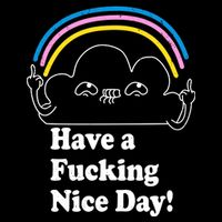 Have A F*cking Nice Day Cropped Pullover Crew