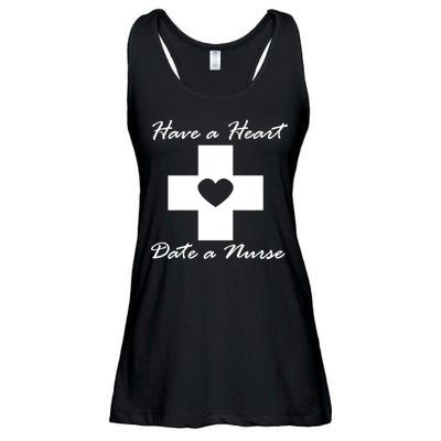 Have A heart Date A Nurse Ladies Essential Flowy Tank