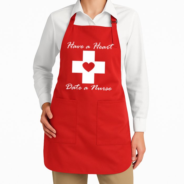 Have A heart Date A Nurse Apron