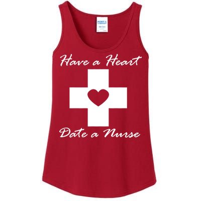 Have A heart Date A Nurse Ladies Essential Tank