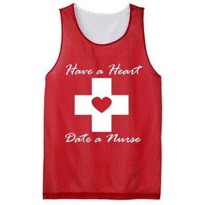 Have A heart Date A Nurse Mesh Reversible Basketball Jersey Tank