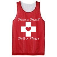Have A heart Date A Nurse Mesh Reversible Basketball Jersey Tank