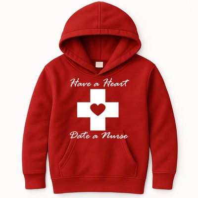 Have A heart Date A Nurse Kids Hoodie