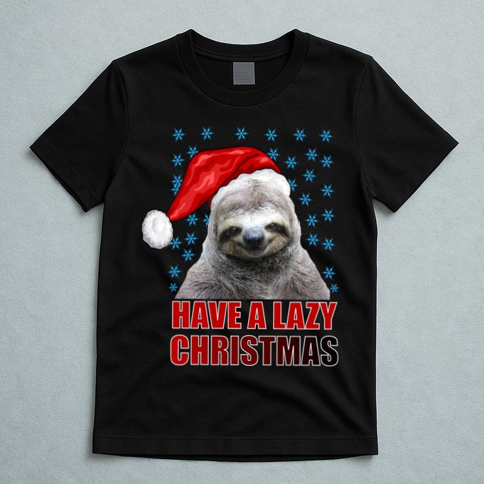 Have A Lazy Sloth Christmas T-Shirt