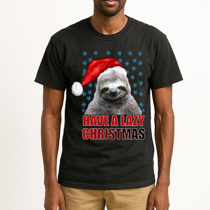 Have A Lazy Sloth Christmas Tall T-Shirt