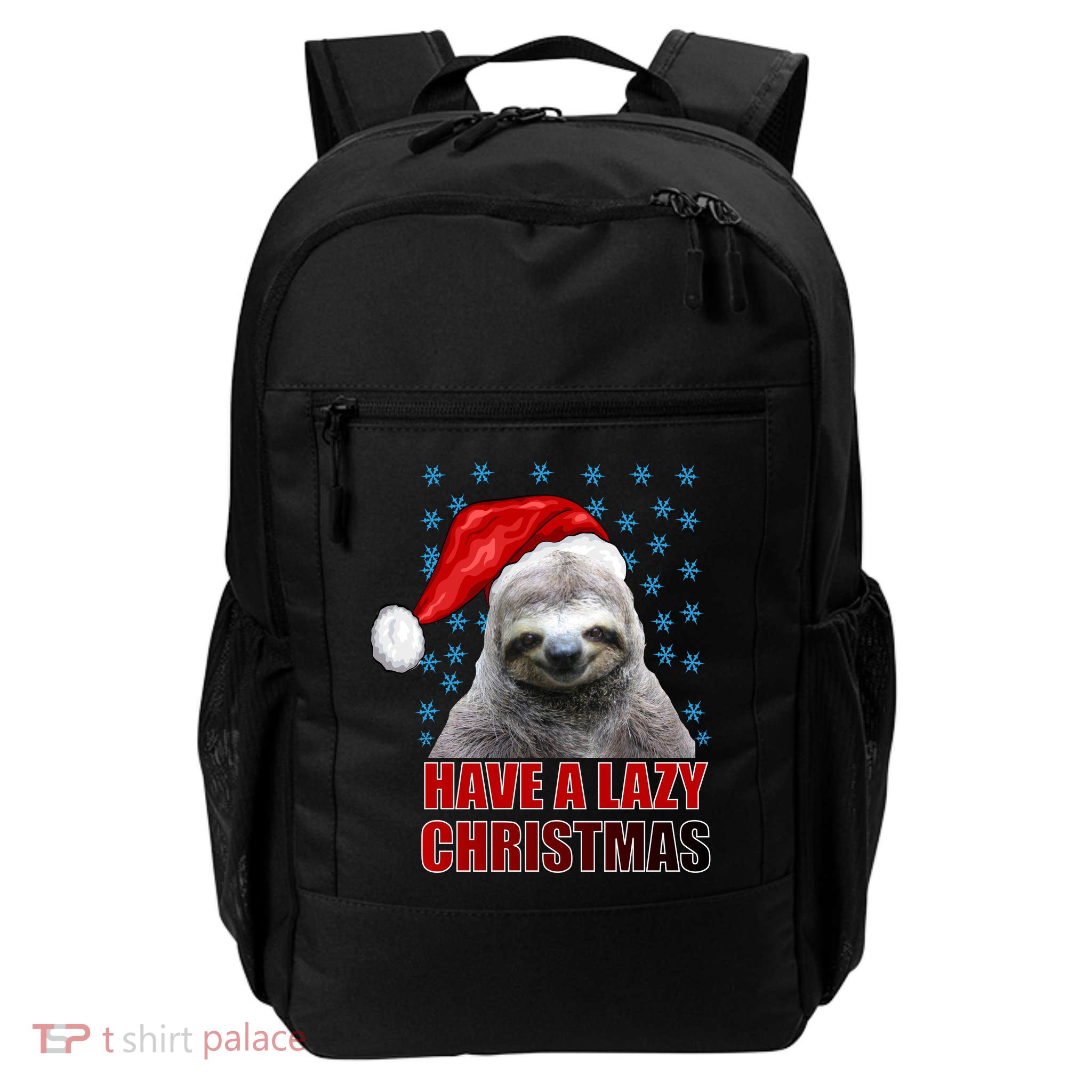Have A Lazy Sloth Christmas Daily Commute Backpack