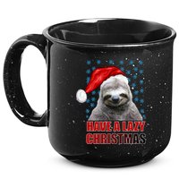 Have A Lazy Sloth Christmas 15oz Campfire Ceramic Mug