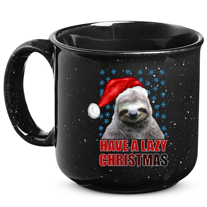 Have A Lazy Sloth Christmas 15oz Campfire Ceramic Mug