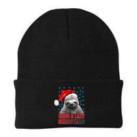 Have A Lazy Sloth Christmas Knit Cap Winter Beanie