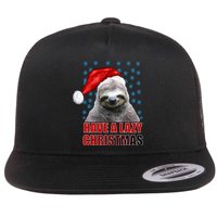Have A Lazy Sloth Christmas Flatbill Hat